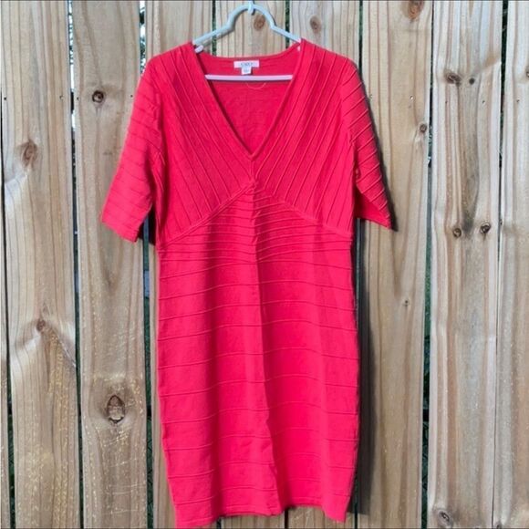 Take 50% OFF- Cato Women's Red Dress, Size-L - Picture 1 of 7
